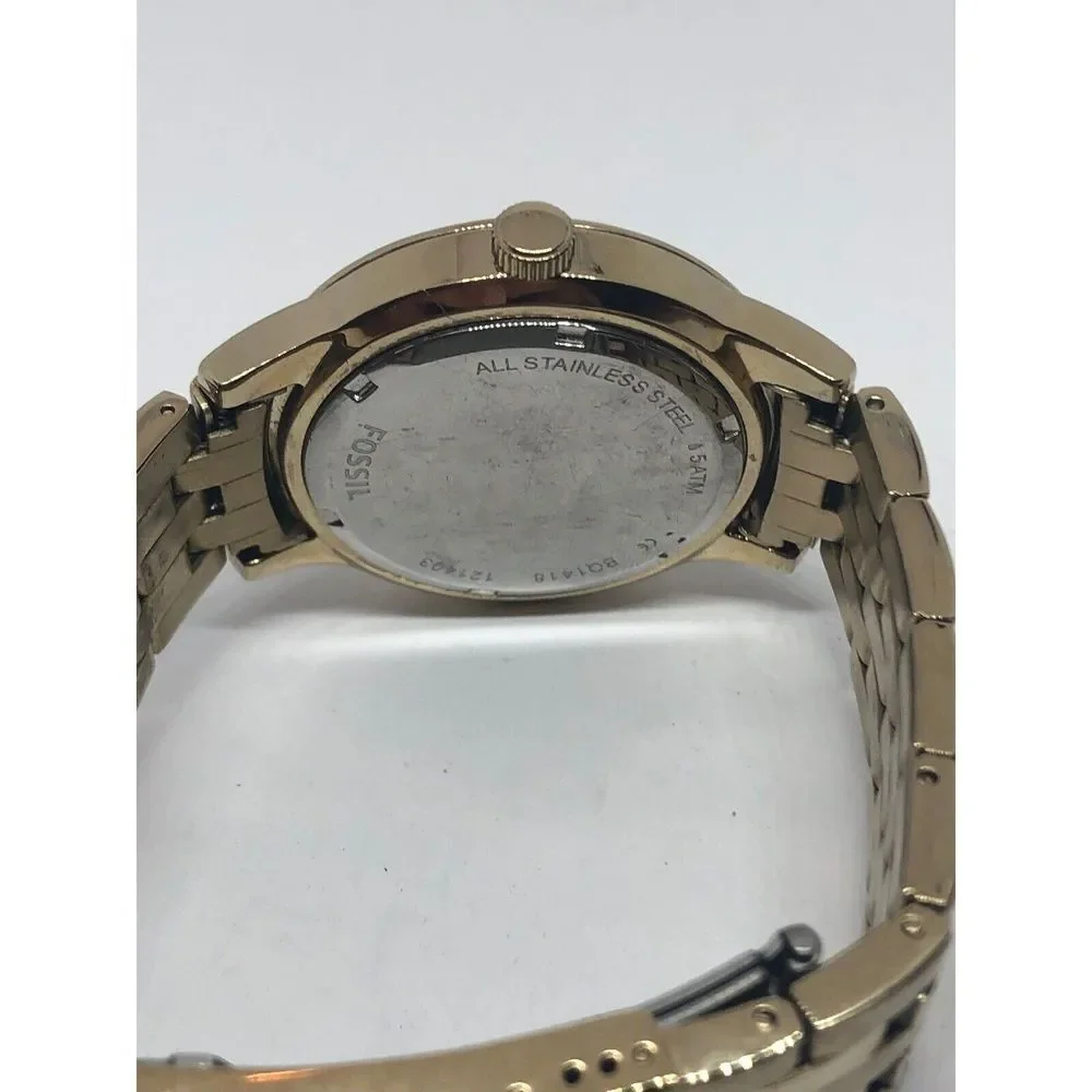 Fossil BQ1418 Women's Stainless Steel Analog Dial Quartz Genuine Watch RK365